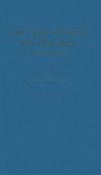 Hardcover Law and Opinion in England in the Twentieth Century. Book