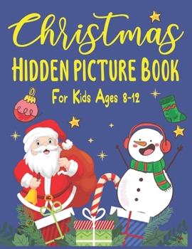 Paperback Christmas hidden picture book For Kids Ages 8-12 Book
