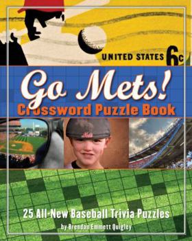 Spiral-bound Go Mets! Crossword Puzzle Book: 25 All-New Baseball Trivia Puzzles Book