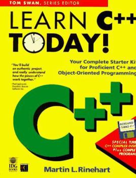 Paperback Learn C++ Today! Book