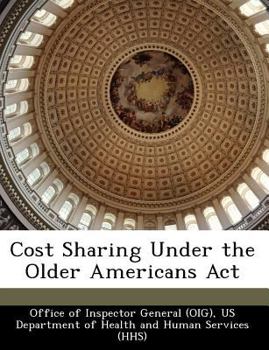 Paperback Cost Sharing Under the Older Americans ACT Book