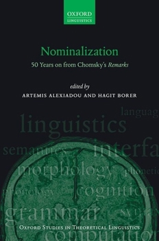 Hardcover Nominalization: 50 Years on from Chomsky's Remarks Book