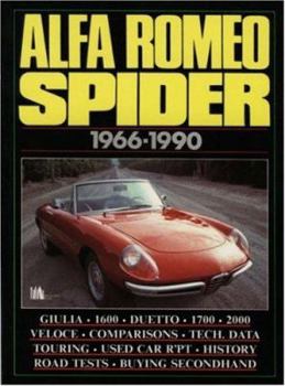 Paperback Alfa Romeo Spider 1966-90 Book