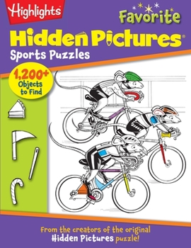Paperback Sports Puzzles: From the Creators of the Original Hidden Pictures(r) Puzzle! Book