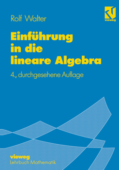 Paperback Einführung in Die Lineare Algebra [German] Book