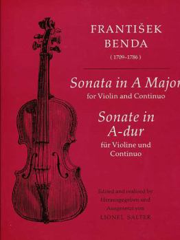 Paperback Sonata in a Major: Score & Part Book