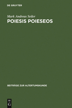 Hardcover Poiesis poieseos [German] Book