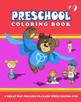 Paperback PRESCHOOL COLORING BOOK - Vol.9: preschool activity books Book