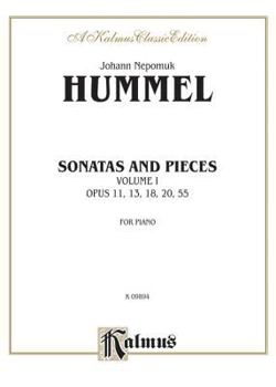 Paperback Sonatas and Pieces, Vol 1: Opus 11, 13, 18, 20, 55 (Kalmus Edition, Vol 1) Book
