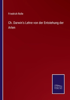 Paperback Ch. Darwin's Lehre von der Entstehung der Arten [German] Book