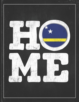 Home: Curacao Flag Planner for Curaaoan Coworker Friend from Willemstad  Lightly Lined Pages Daily Journal Diary Notepad