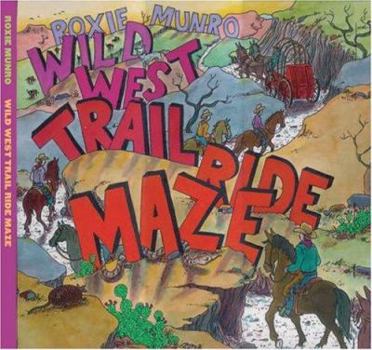 Hardcover Wild West Trail Ride Maze Book