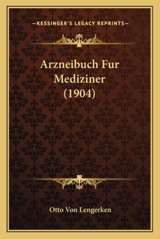 Paperback Arzneibuch Fur Mediziner (1904) [German] Book