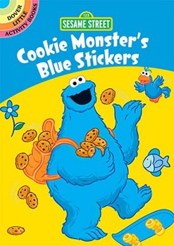 Paperback Sesame Street Cookie Monster's Blue Stickers (Sesame Street Stickers) Book