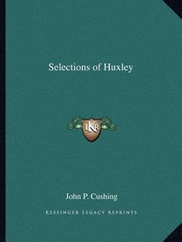 Paperback Selections of Huxley Book