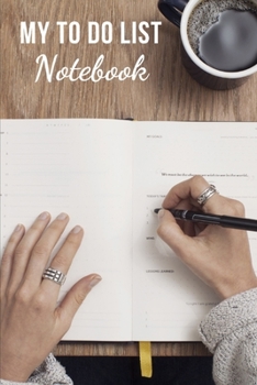 Paperback My to Do List Notebook: 100 pages - Checklist - Organization - Time Management - Keep track of your tasks - Versatile - Personal and professio Book