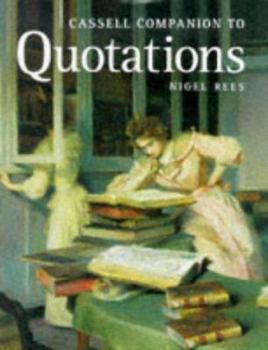 Hardcover Cassell Companion to Quotations Book