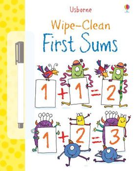 Wipe-Clean First Sums - Book  of the Usborne Wipe-Clean Books
