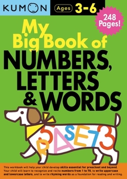 Paperback Kumon My Big Book of Numbers, Letters & Words Book