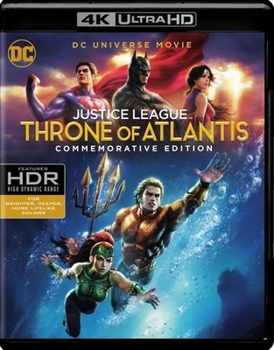 DVD Justice League: Throne of Atlantis Book