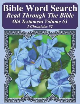 Paperback Bible Word Search Read Through The Bible Old Testament Volume 63: 1 Chronicles #2 Extra Large Print Book