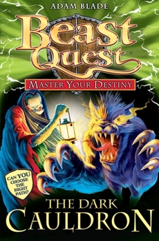 Paperback Beast Quest: Master Your Destiny 1: The Dark Cauldron [With Collector Cards] Book