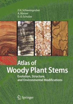 Hardcover Atlas of Woody Plant Stems: Evolution, Structure, and Environmental Modifications Book