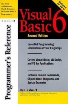 Paperback Visual Basic 6 Programmer's Reference Book