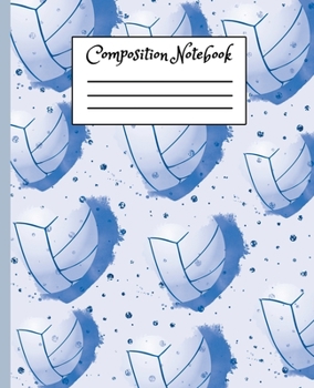 Composition Notebook: Volleyball Composition Notebook For Girls Boys Kids Man Women For School & Journaling - Perfect Gift Ideas For Volleyball Coaches Players Team Teammates Fans & Volleyball Lovers.