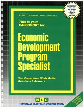 Spiral-bound Economic Development Program Specialist: Passbooks Study Guide Book