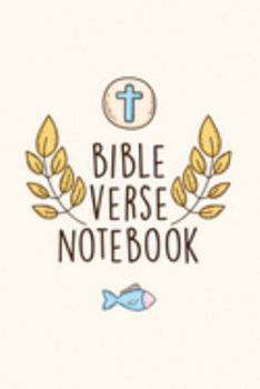 Paperback Bible Verse Notebook: Inspirational Notepad with Scripture Verses Book