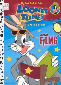Paperback Looney Tunes Back in Action Acme Films Big Best Book to Color Book