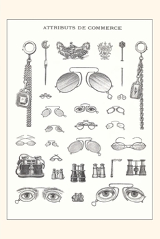 Paperback Vintage Journal Lorgnettes and Opera Glasses Book