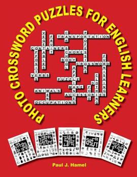Paperback Photo Crossword Puzzles for English Learners Book