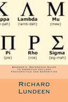 Paperback Boomer's Reference Guide to American College Fraternities and Sororities Book