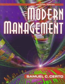 Hardcover Modern Management Book