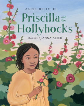 Paperback Priscilla and the Hollyhocks Book