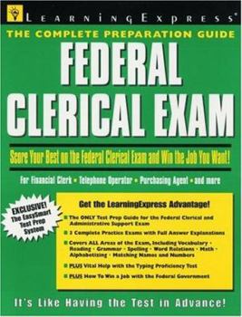 Paperback Federal Clerical Exam Book