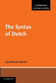 Paperback The Syntax of Dutch Book