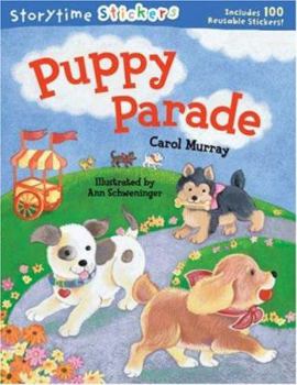 Paperback Puppy Parade [With 100 Reusable Stickers] Book