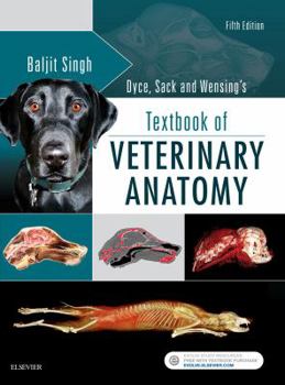 Hardcover Dyce, Sack, and Wensing's Textbook of Veterinary Anatomy Book