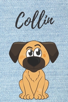 Paperback Collin Notizbuch Hunde / Malbuch / Tagebuch DIN A5: Individuelles personalisiertes blanko Jungen & M?nner Namen Notizbuch, blanko DIN A5 Seiten. Ideal [German] Book