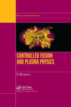 Paperback Controlled Fusion and Plasma Physics Book