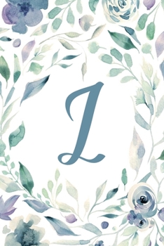 Z: Light Purple Floral 6”x9” Lined Notebook (Light Purple Floral 6”x9” Alphabet Series - Letter Z)