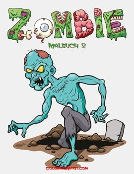 Paperback Zombie Malbuch 2 [German] Book
