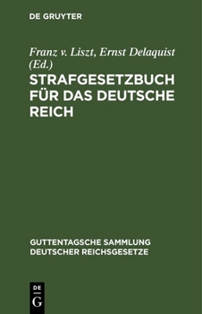 Hardcover Strafgesetzbuch Für Das Deutsche Reich [German] Book