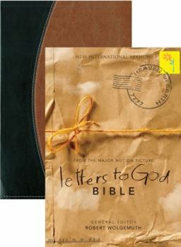 Paperback Holy Bible: New International Version, Black/Tan Italian Duo-Tone, Letters to God Book