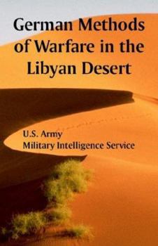 Paperback German Methods of Warfare in the Libyan Desert Book