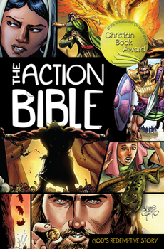 Hardcover The Action Bible: God's Redemptive Story Book
