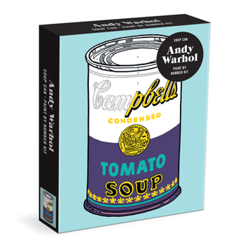 Product Bundle Andy Warhol Soup Can Paint by Number Kit Book